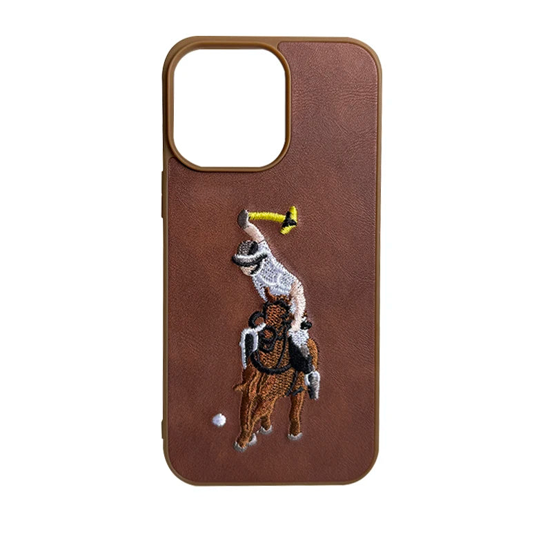 Coque de telphone brodé pour iPhone du 15 au 16