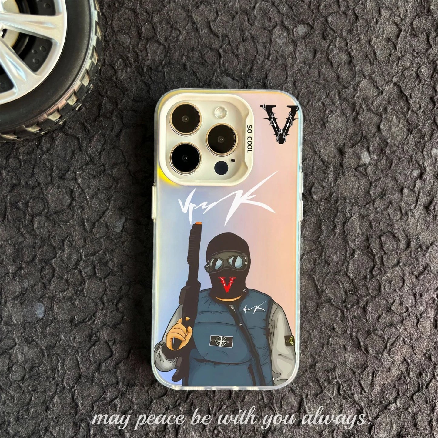 Coque de telephone Vrunk pour IPhone 7 8 Plus Xs Xr 11 12 13 Mini 14 15 16 Pro Max