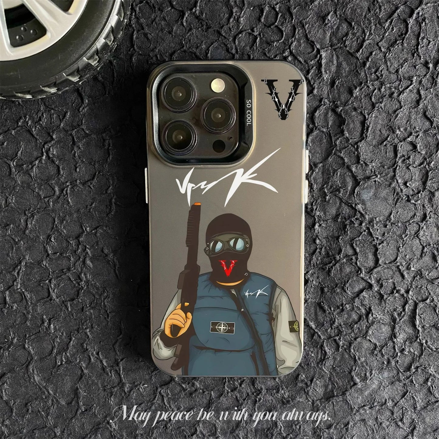 Coque de telephone Vrunk pour IPhone 7 8 Plus Xs Xr 11 12 13 Mini 14 15 16 Pro Max