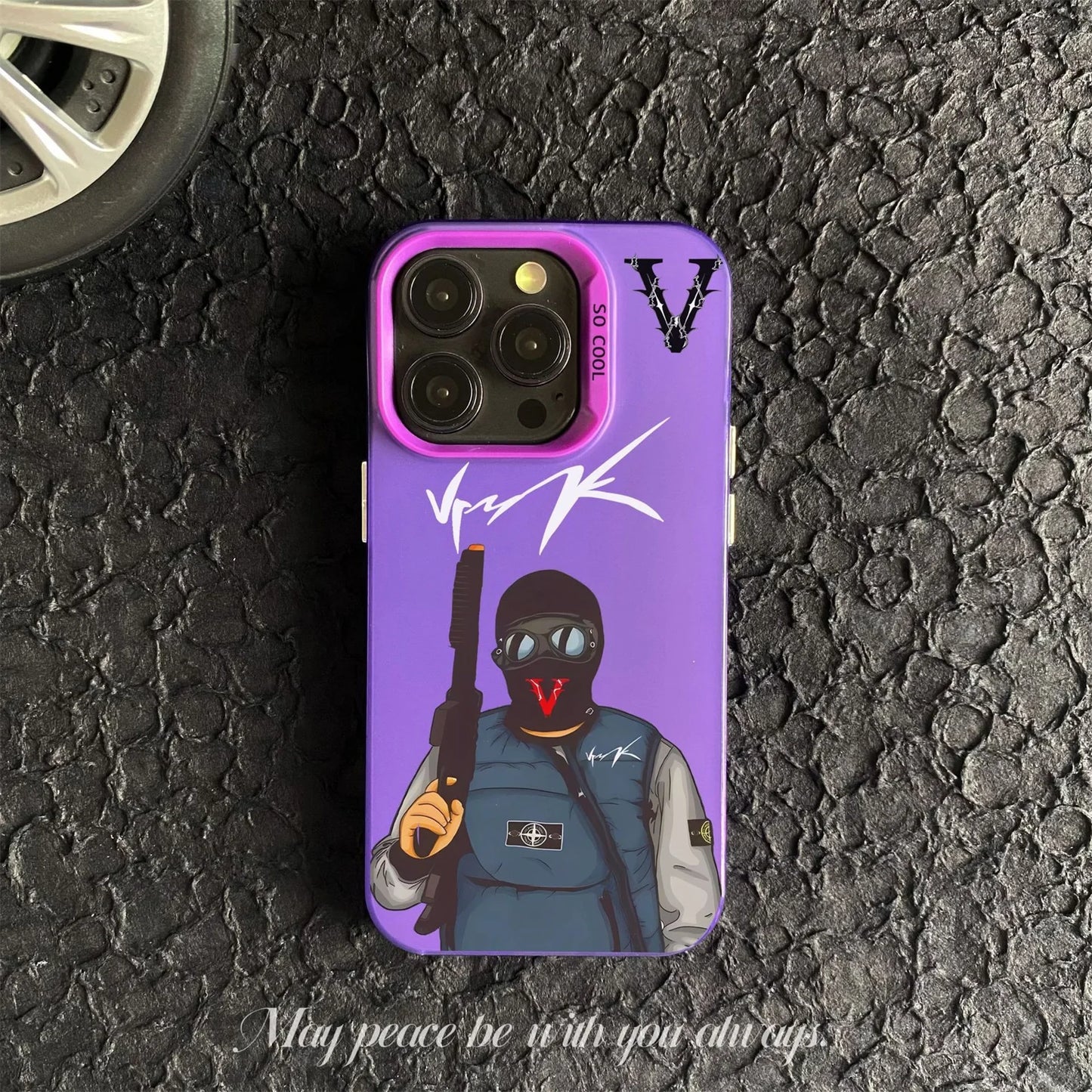Coque de telephone Vrunk pour IPhone 7 8 Plus Xs Xr 11 12 13 Mini 14 15 16 Pro Max