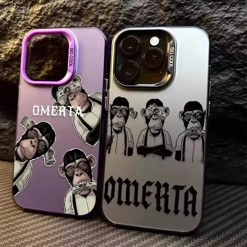 Coque de telephone Omerta pour iphone 16 15 14 13 12 11 Mini Pro X XR XSMAX