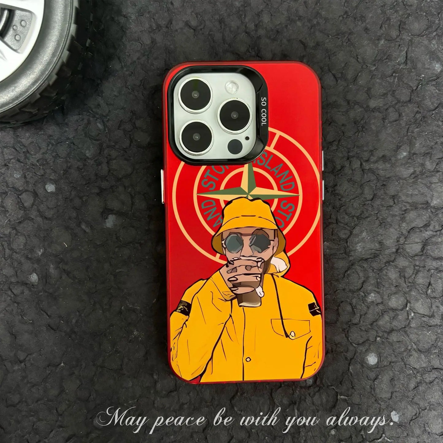 Coque iPhone Stone pour iPhone 12 au 16 Pro Max