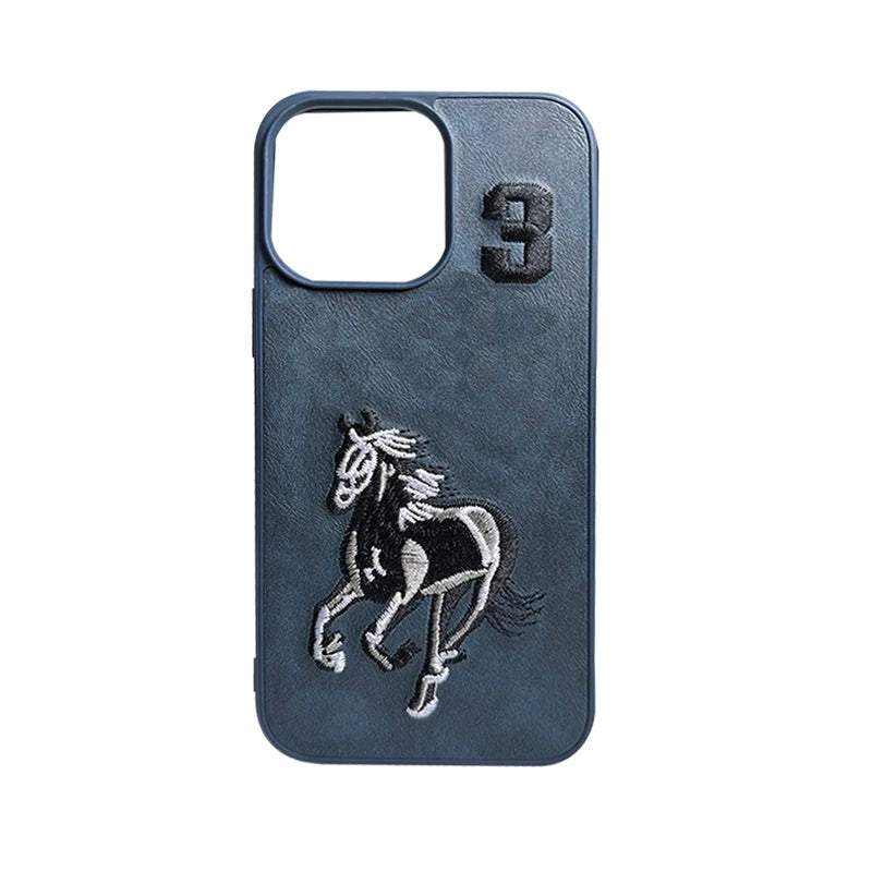 Coque de telphone brodé pour iPhone du 15 au 16
