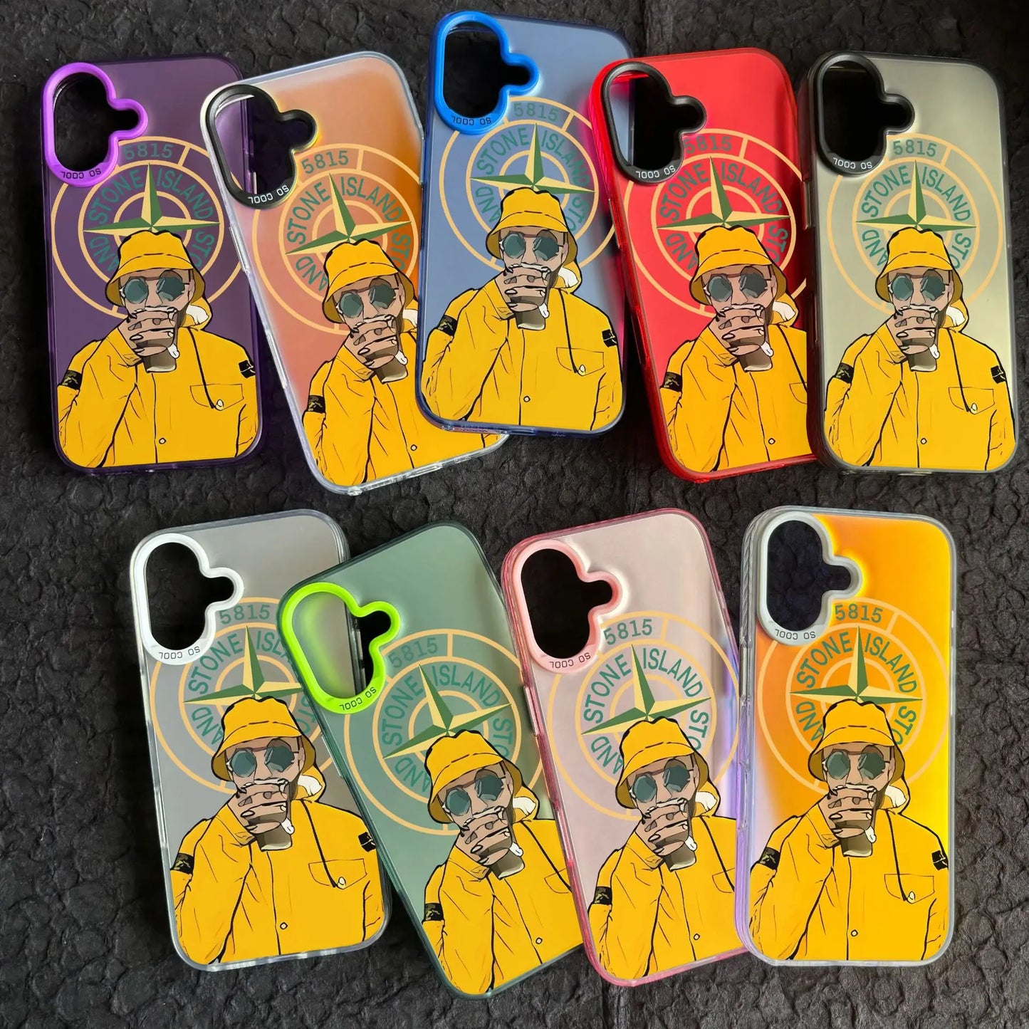 Coque iPhone Stone pour iPhone 12 au 16 Pro Max