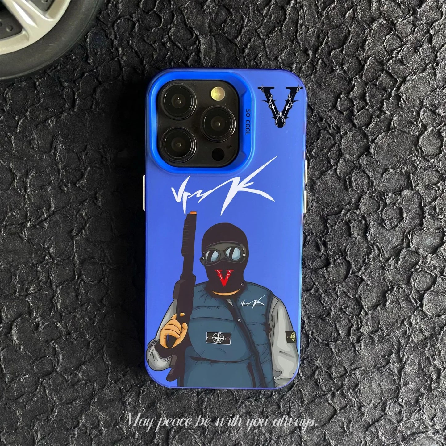 Coque de telephone Vrunk pour IPhone 7 8 Plus Xs Xr 11 12 13 Mini 14 15 16 Pro Max