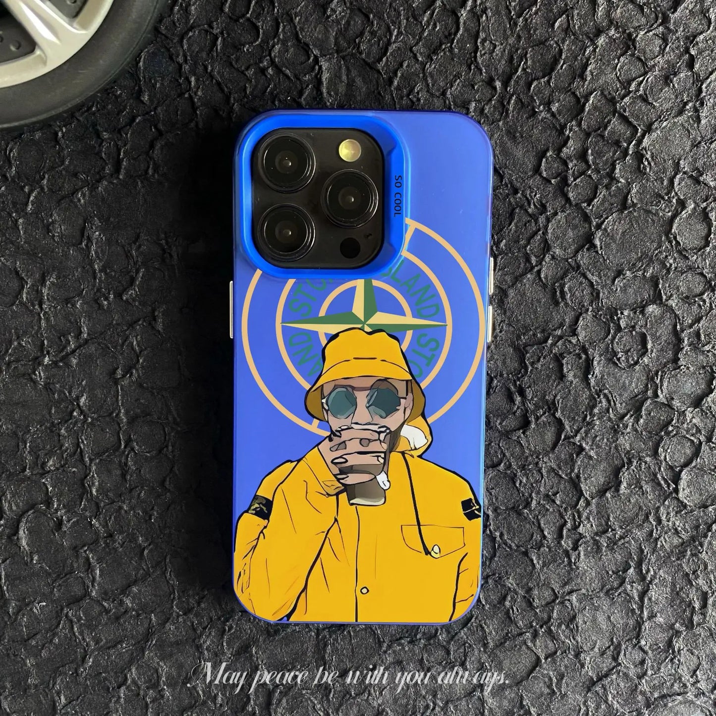 Coque iPhone Stone pour iPhone 12 au 16 Pro Max