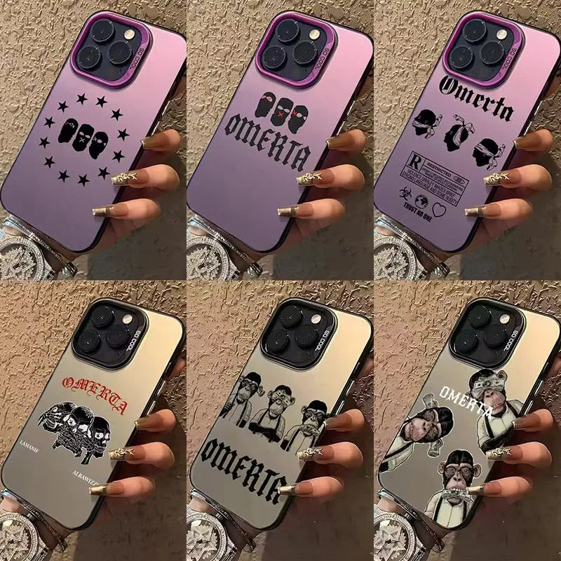 Coque de telephone Omerta pour iphone 16 15 14 13 12 11 Mini Pro X XR XSMAX