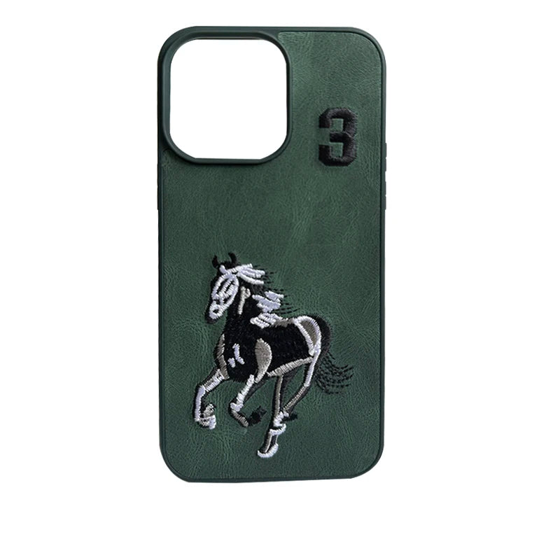 Coque de telphone brodé pour iPhone du 15 au 16