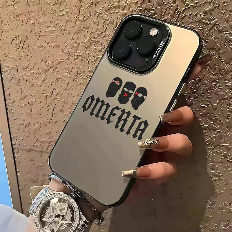 Coque de telephone Omerta pour iphone 16 15 14 13 12 11 Mini Pro X XR XSMAX