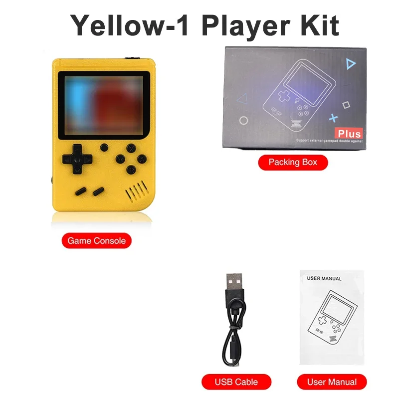 Console de jeux vidéo rétro portable avec 400 jeux intégrés – Image 14