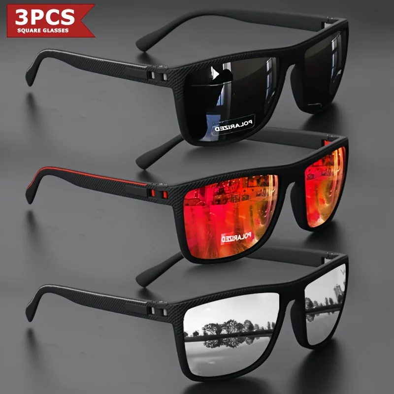 Lunettes de soleil polarisées à monture carrée – Image 10
