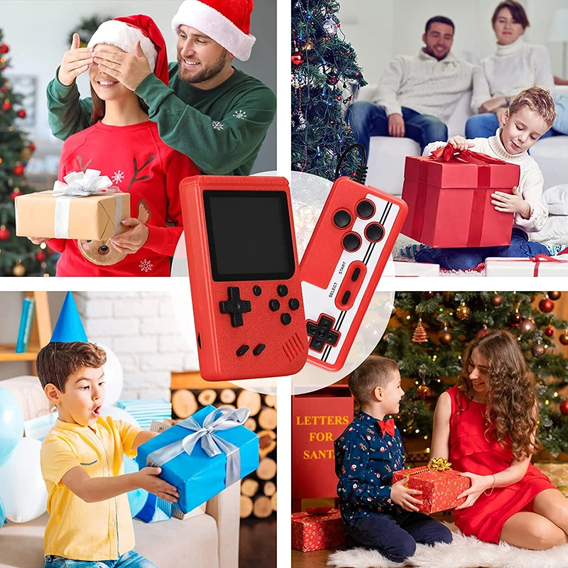 Console de jeux vidéo rétro portable avec 400 jeux intégrés – Image 2