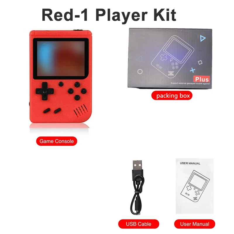 Console de jeux vidéo rétro portable avec 400 jeux intégrés – Image 10