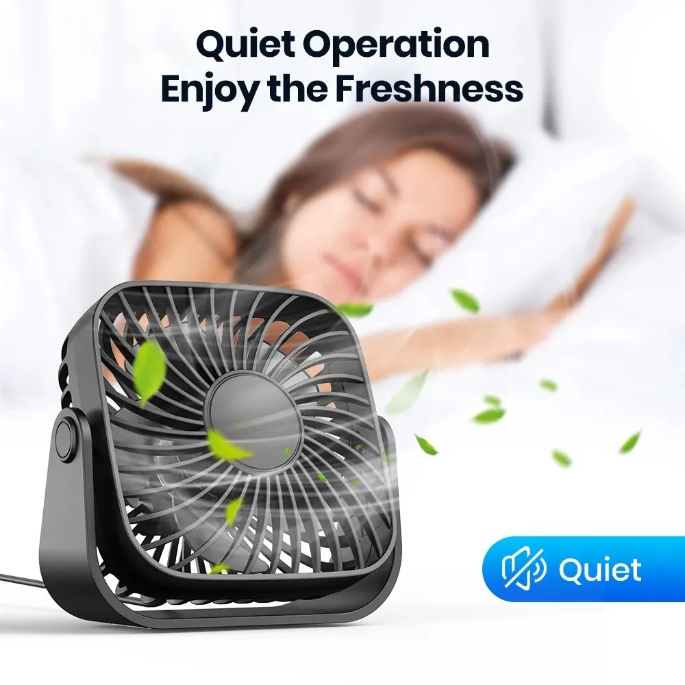 ventilateur portable USB silencieux a 3 vitesses – Image 5