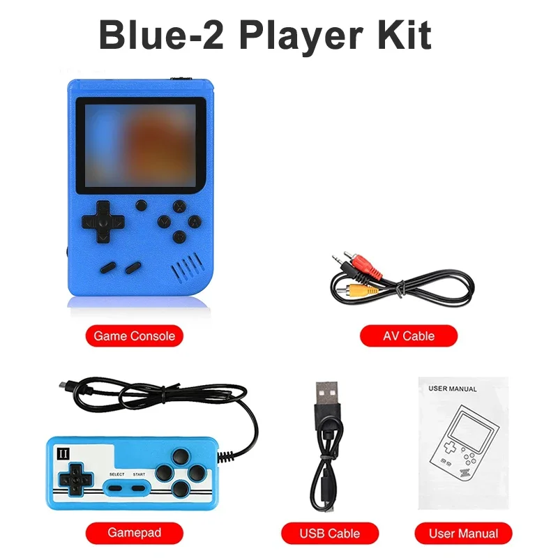 Console de jeux vidéo rétro portable avec 400 jeux intégrés – Image 7