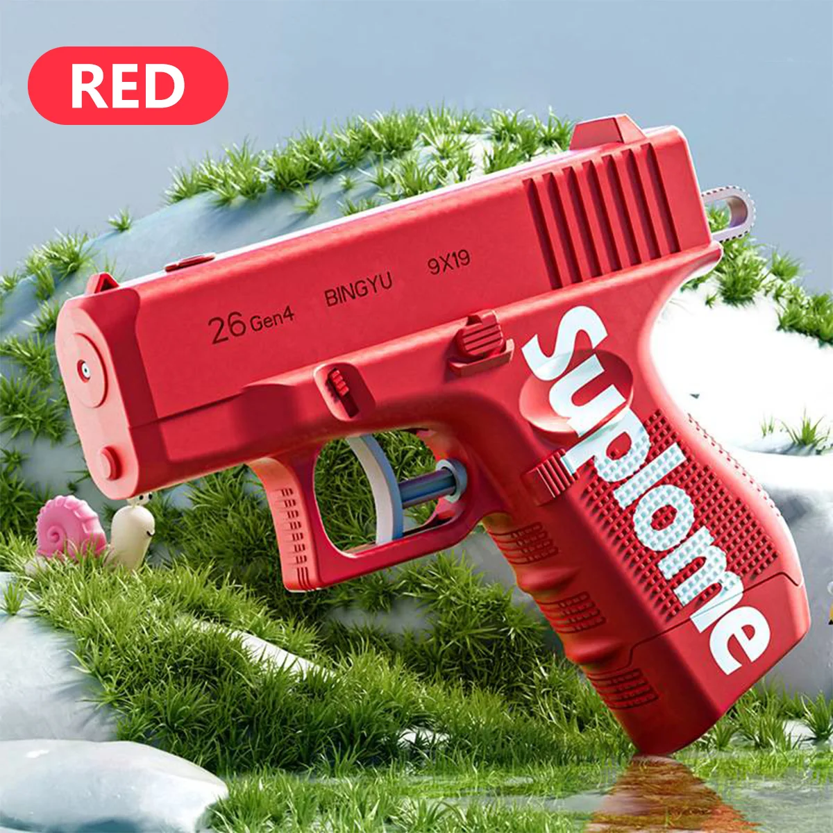 Pistolet à eau "prank" réversible et amusant – Image 8