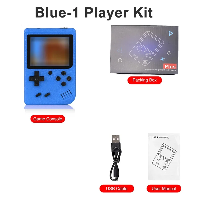 Console de jeux vidéo rétro portable avec 400 jeux intégrés – Image 11
