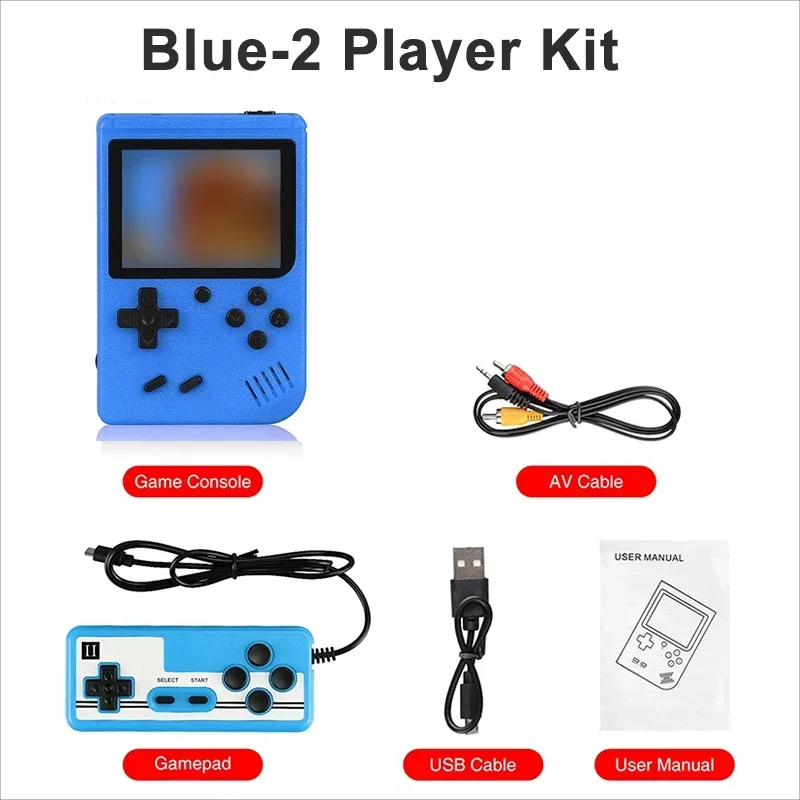 Console de jeux vidéo rétro portable avec 400 jeux intégrés – Image 6