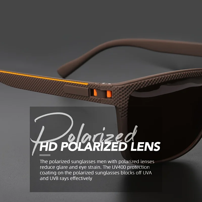 Lunettes de soleil polarisées à monture carrée – Image 5