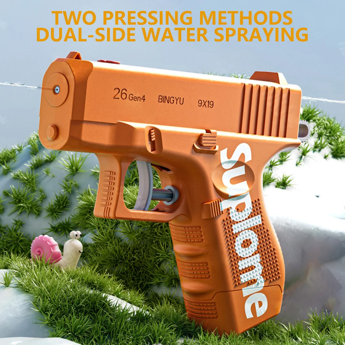 Pistolet à eau "prank" réversible et amusant – Image 3