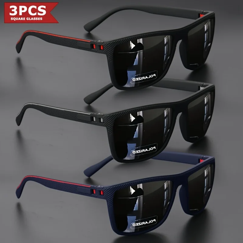 Lunettes de soleil polarisées à monture carrée – Image 12
