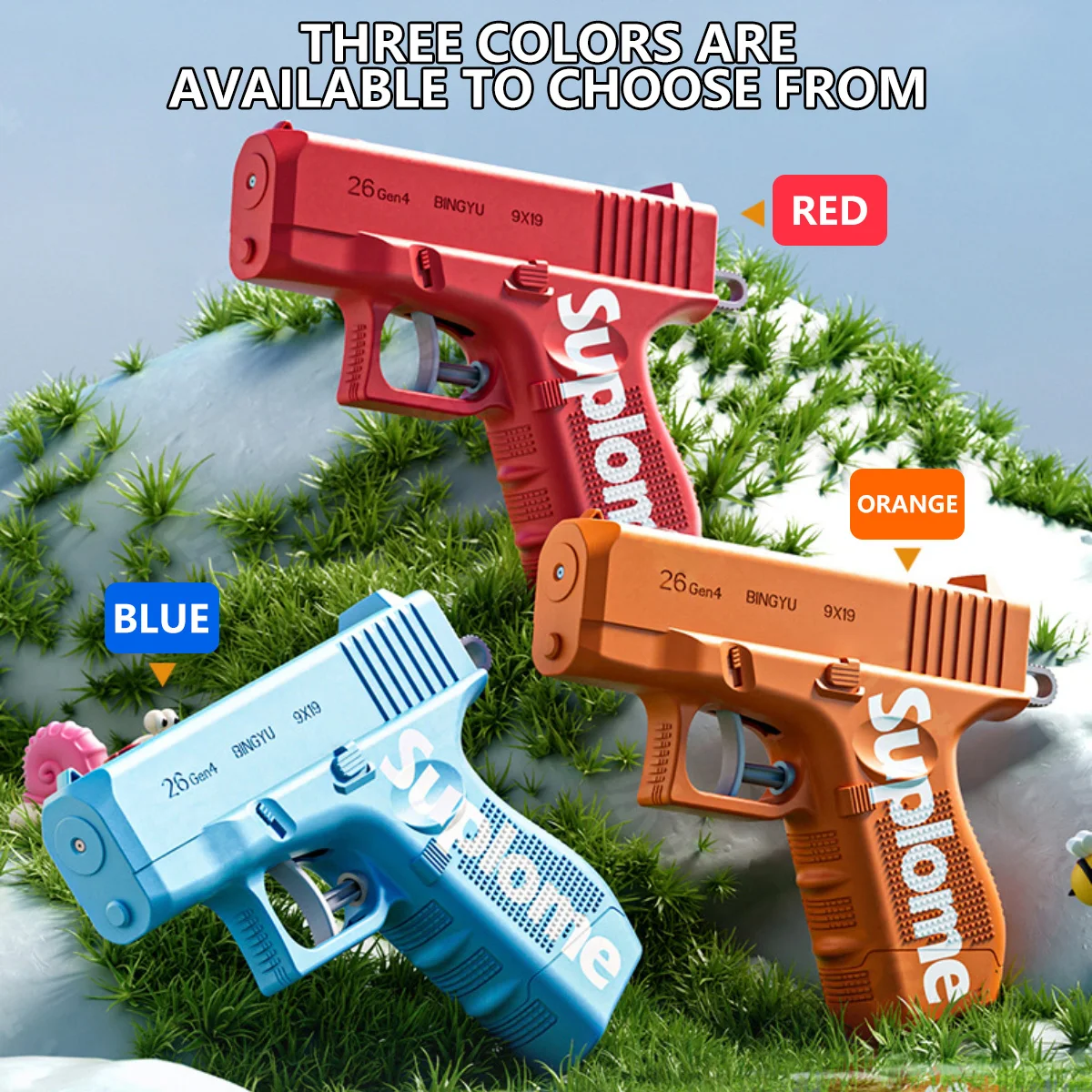Pistolet à eau "prank" réversible et amusant – Image 2