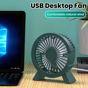 Mini ventilateur de table rechargeable par USB