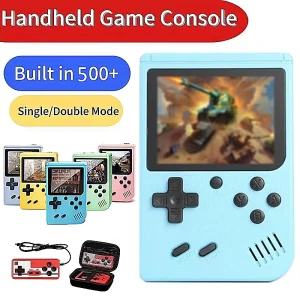 Console de jeux vidéo rétro portable avec 400 jeux intégrés